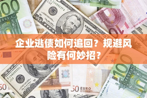 武汉企业逃债如何追回？规避风险有何妙招？