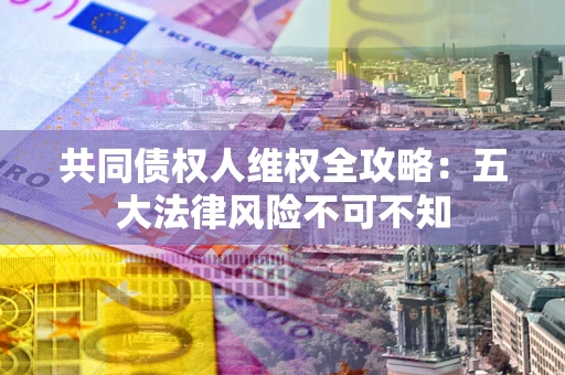 武汉共同债权人维权全攻略：五大法律风险不可不知