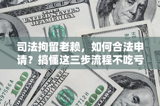 武汉司法拘留老赖，如何合法申请？搞懂这三步流程不吃亏！