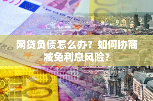 武汉网贷负债怎么办？如何协商减免利息风险？
