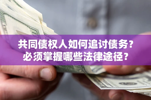 武汉共同债权人如何追讨债务？必须掌握哪些法律途径？