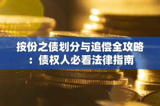 武汉按份之债划分与追偿全攻略：债权人必看法律指南