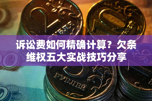 武汉诉讼费如何精确计算？欠条维权五大实战技巧分享