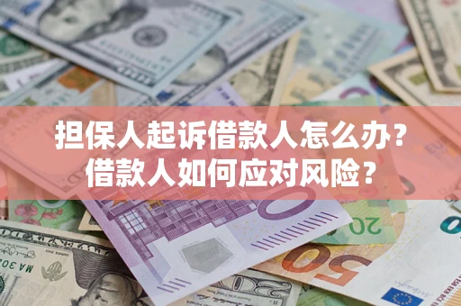 武汉担保人起诉借款人怎么办？借款人如何应对风险？
