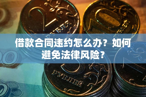 武汉借款合同违约怎么办？如何避免法律风险？