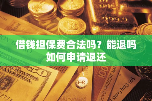 武汉借钱担保费合法吗？能退吗如何申请退还