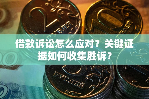 武汉借款诉讼怎么应对？关键证据如何收集胜诉？